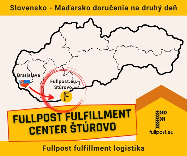 Fullpost fulfillment logistika Slovensko na mape